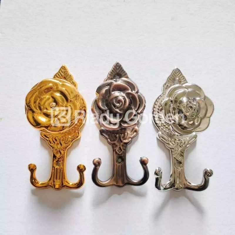 HOOK GORDEN MEWAH / CANTOLAN TALI GORDEN / PENGAIT GORDEN BUNGA MAWAR