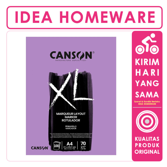 

Sketchbook / Kertas Gambar Lukis Canson XL Marker A4 200297236