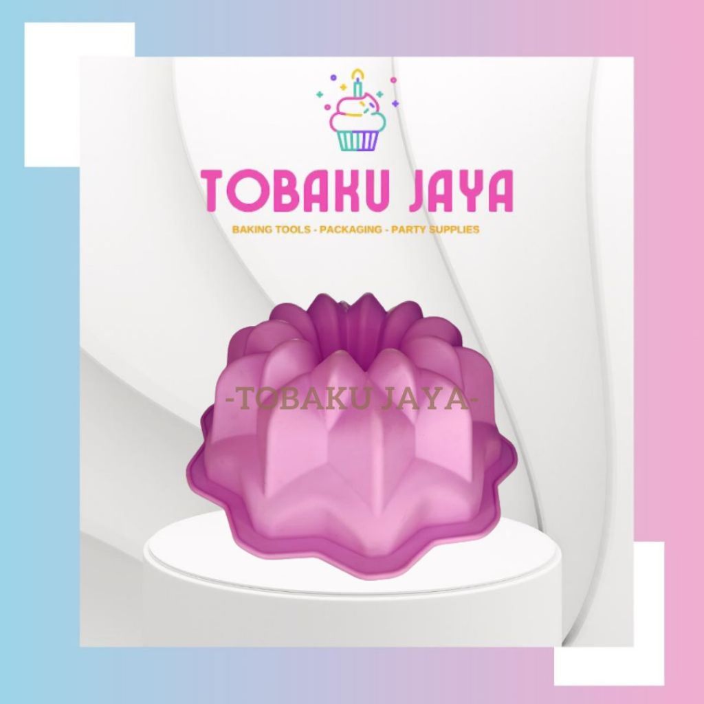 Cetakan Cake Silikon Unik / Cetakan Puding Silikon Bunga - YH402 -