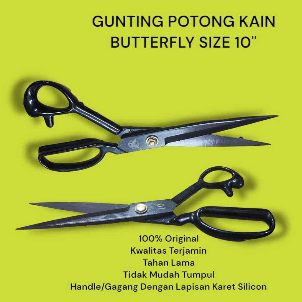 

alat potong - gunting kain butterfly 10" - original