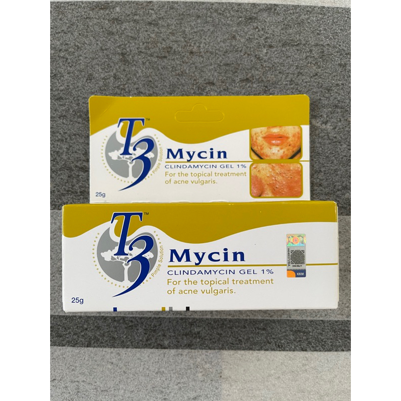 T3 Mycin 25gr Original Malaysia