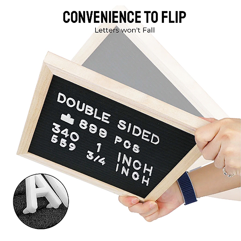 

LETTER BOARD BABY INCLUDE HURUF/ Felt Letter Board Set / Letter Board/Papan Nama Bayi /Papan Menu /