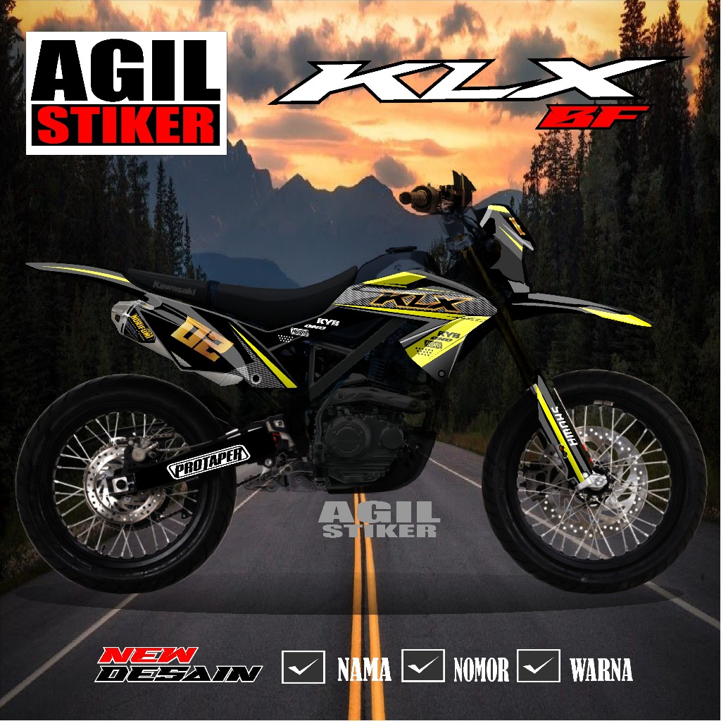 Decal Sticker Motor KLX 150 BF Fullbody-Dekal Stiker KLX BF / G /Extreme