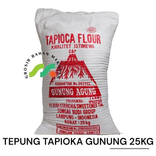 

TEPUNG TAPIOKA CAP GUNUNG AGUNG 25KG (CARGO)