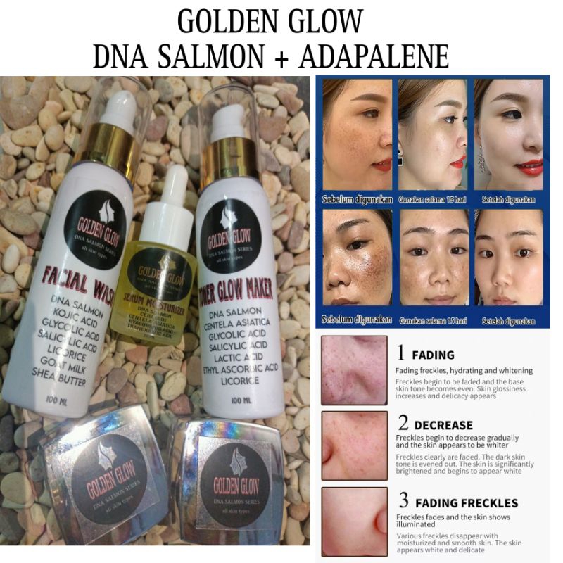 paket golden glow DNA SALMON PLUS ADAPALENE