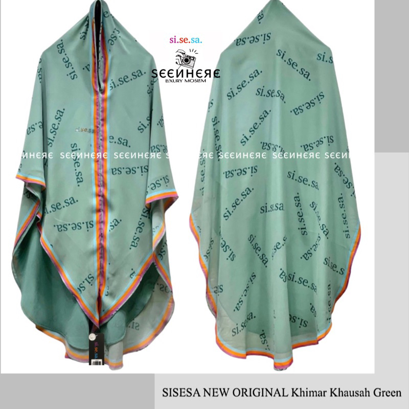 [𝐒𝐄𝐄𝐍𝐇𝐄𝐑𝐄] SISESA NEW ORIGINAL Khimar Khausah Green