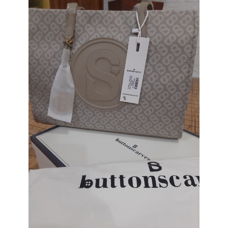 Buttonscarves Aaliya Tapis Tote Bag Pistachio