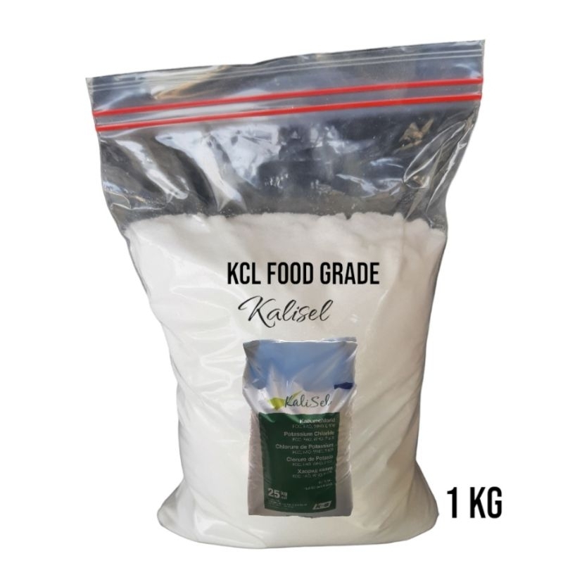 Potassium chloride - KCL - kalium klorida food grade - 1 kg