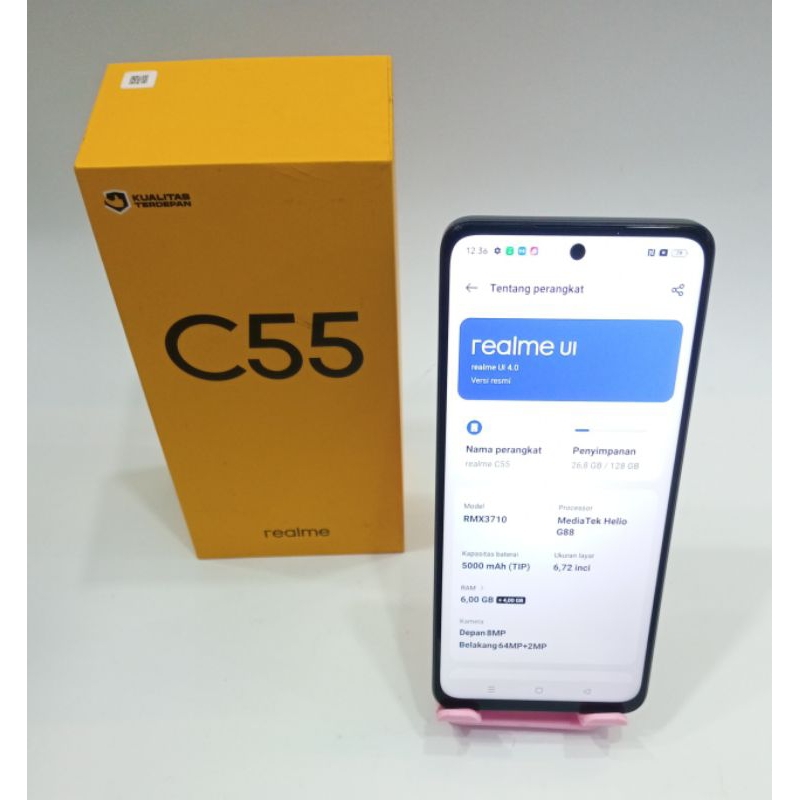 realme c55 6/128 NFC gaming second (segel)