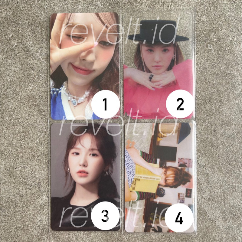 RED VELVET WENDY OFFICIAL PHOTOCARD PC