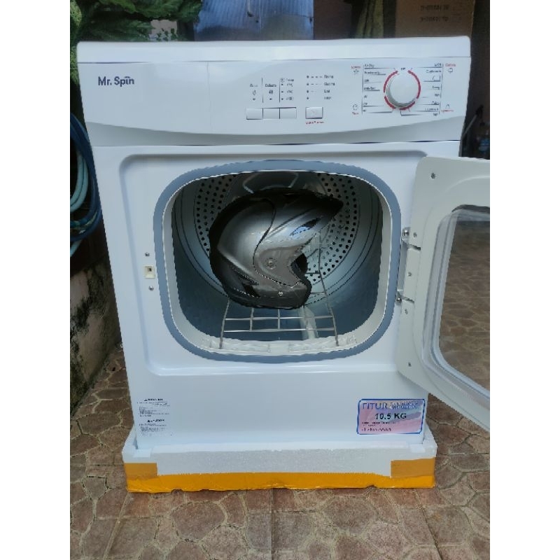 Mesin pengering pakaian dryer laundry Mr Spin konversi gas
