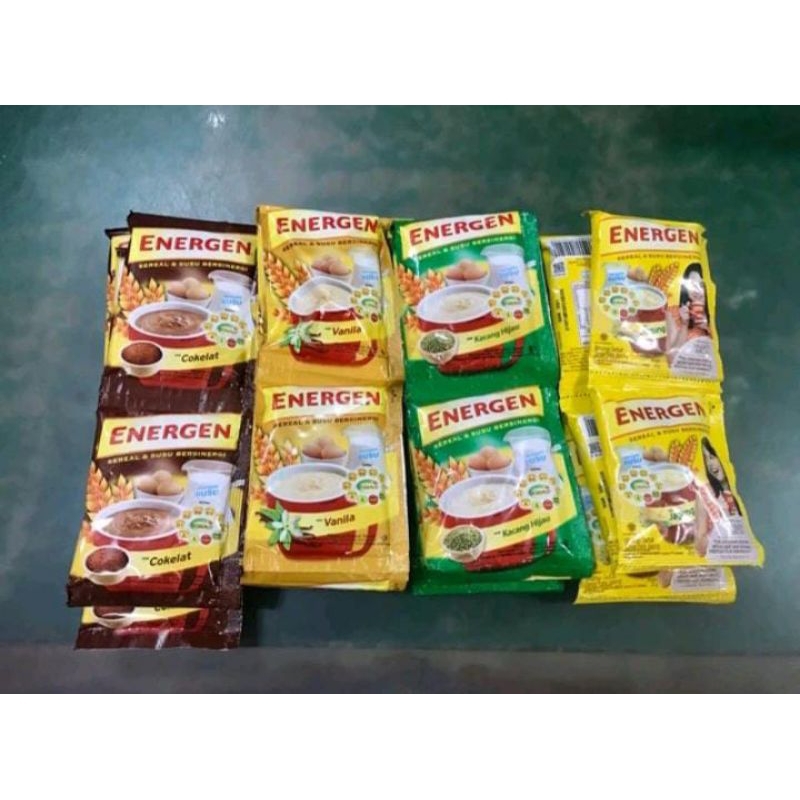 

Energen Cereal Varian rasa isi 10 sachet kemasan besar