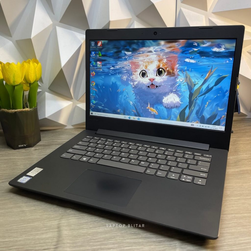 Laptop seken second LENOVO IDEAPAD 130 core i3 cocok untuk skripsi slim coffe nongkrong