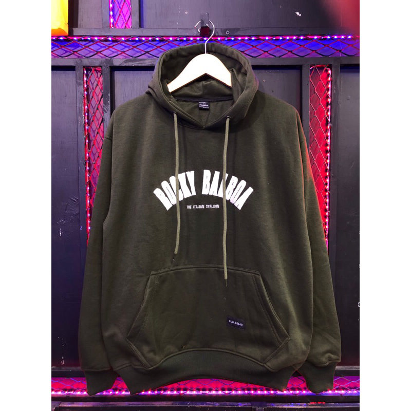 HOODIE PRIA BORDIR TOWEL/BULU
