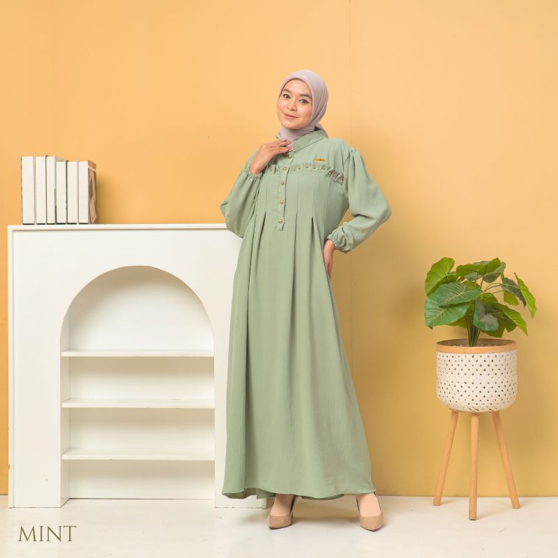 MAYANG DRESS, GAMIS CRINKLE AIRFLOW PREMIUM,GAMIS POLOS ELEGANT