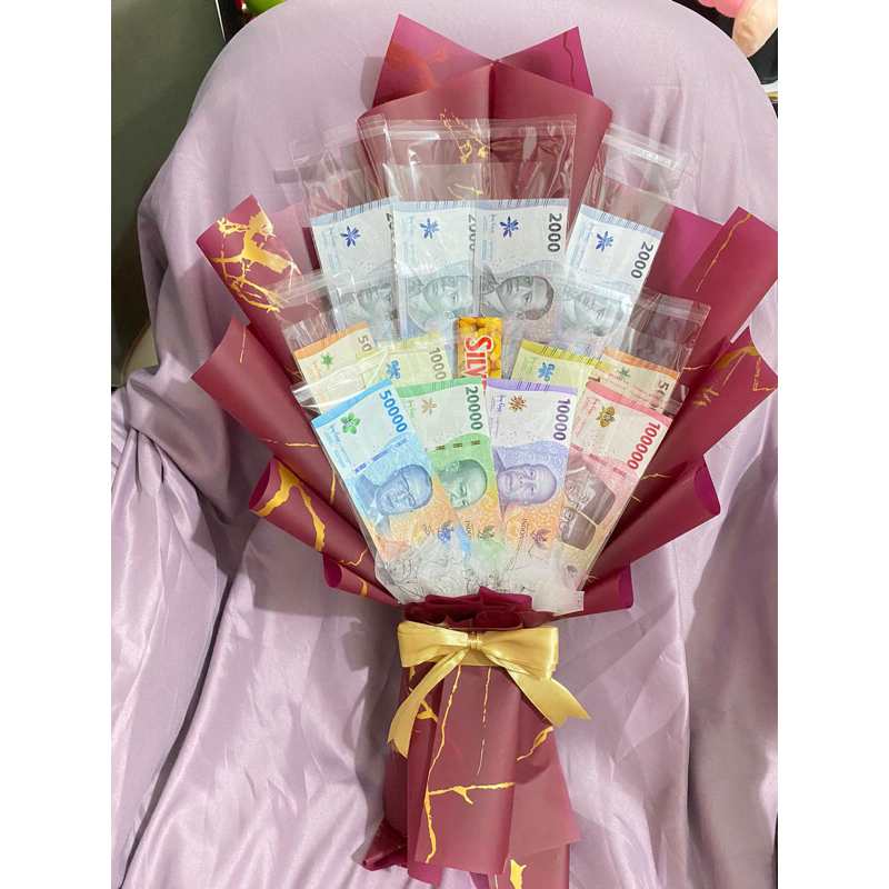 

money buoquet/buketasli READY STOCK tidak PO/buket hadiah/buket wisuda