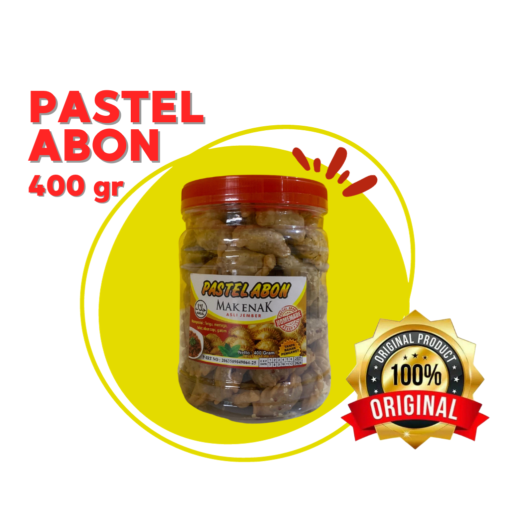 

PASTEL ABON 400 GRAM - MAK ENAK ASLI JEMBER OFFICIAL STORE