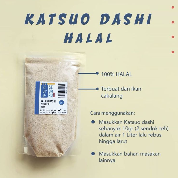 

Harga Promo Katsuo Dashi Halal - Kaldu Ikan Ramen Udon 100 Gram