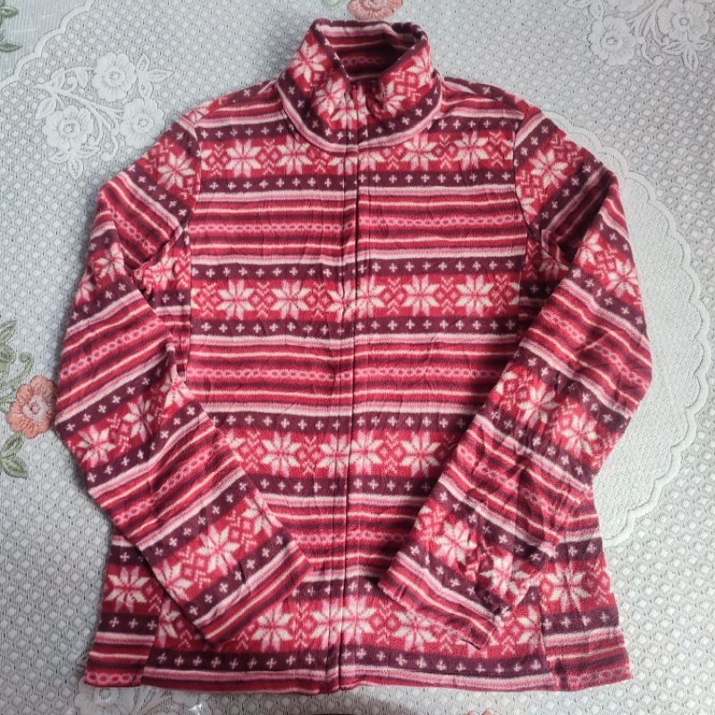 Jacket Wanita Uniqlo Fleece Navajo