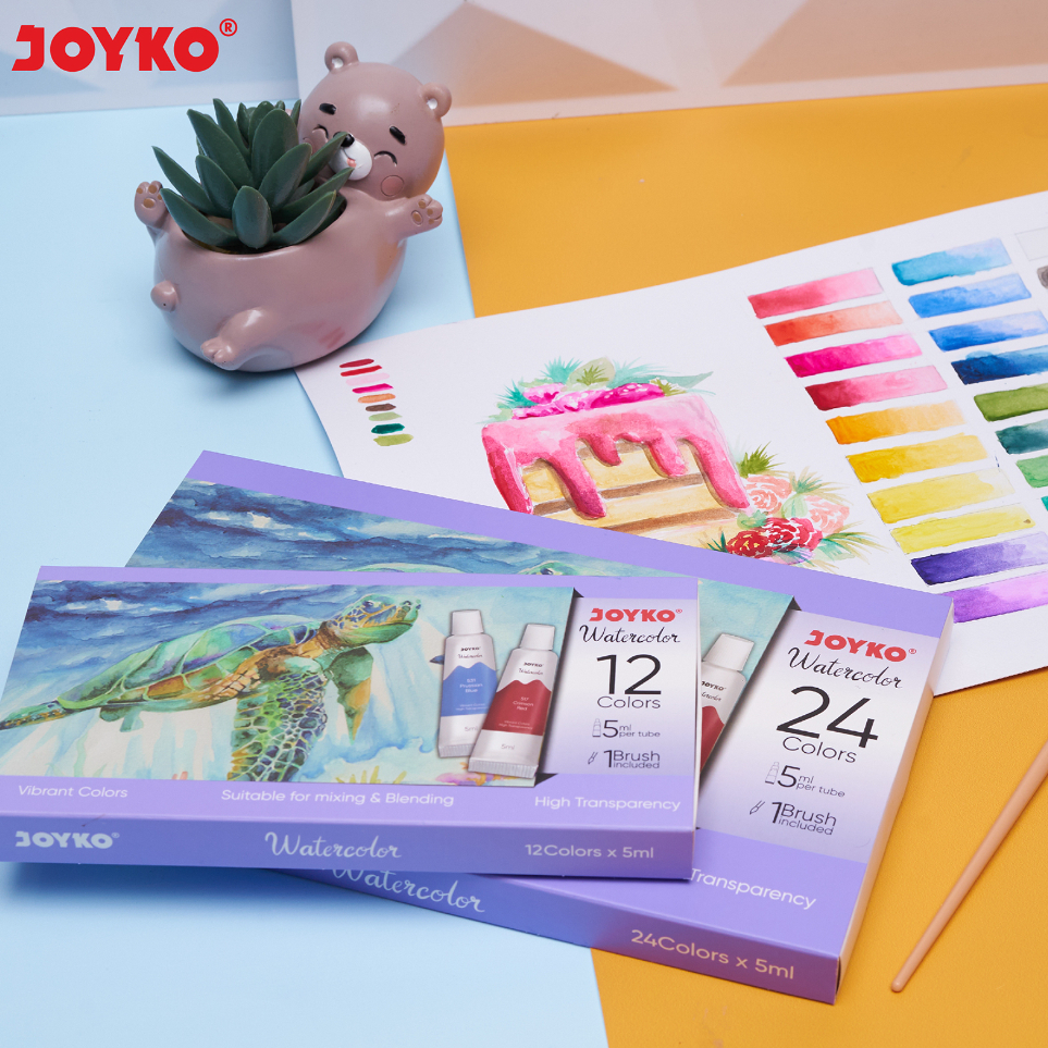 

➸➚✣ Watercolor Set Cat Air Joyko WC-4