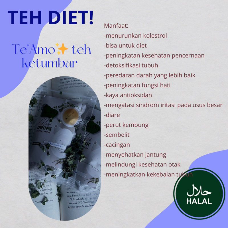 

Te’AmoHerbalTea✨TEH KETUMBAR100%original