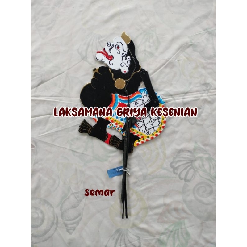 Wayang semar punokawan / wayang pentas semar / wayang kertas duplex semar
