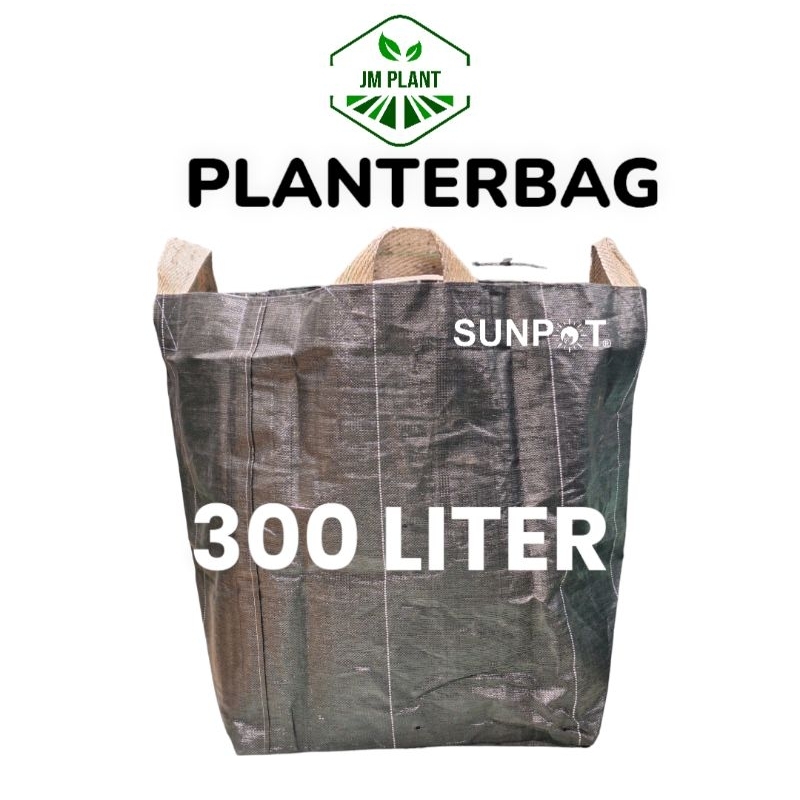 Planter bag 300 Liter HITAM//POT TANAMAN 300 LITER