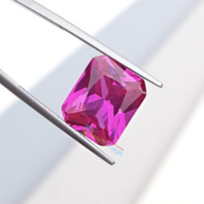 Batu Siam Pink Bangkok Model Kotak Cutting