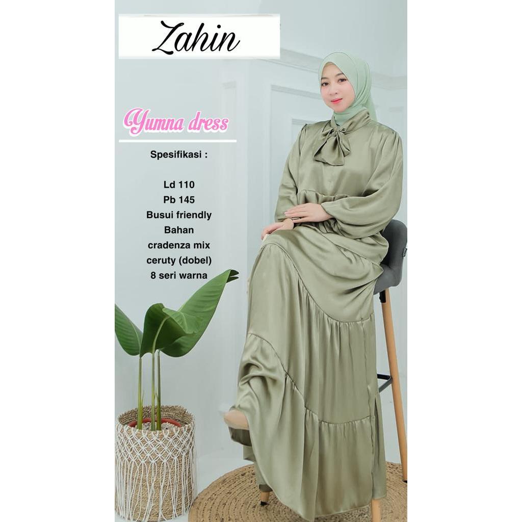 GAMIS ZAHIN YUMNA DRESS TERBARU