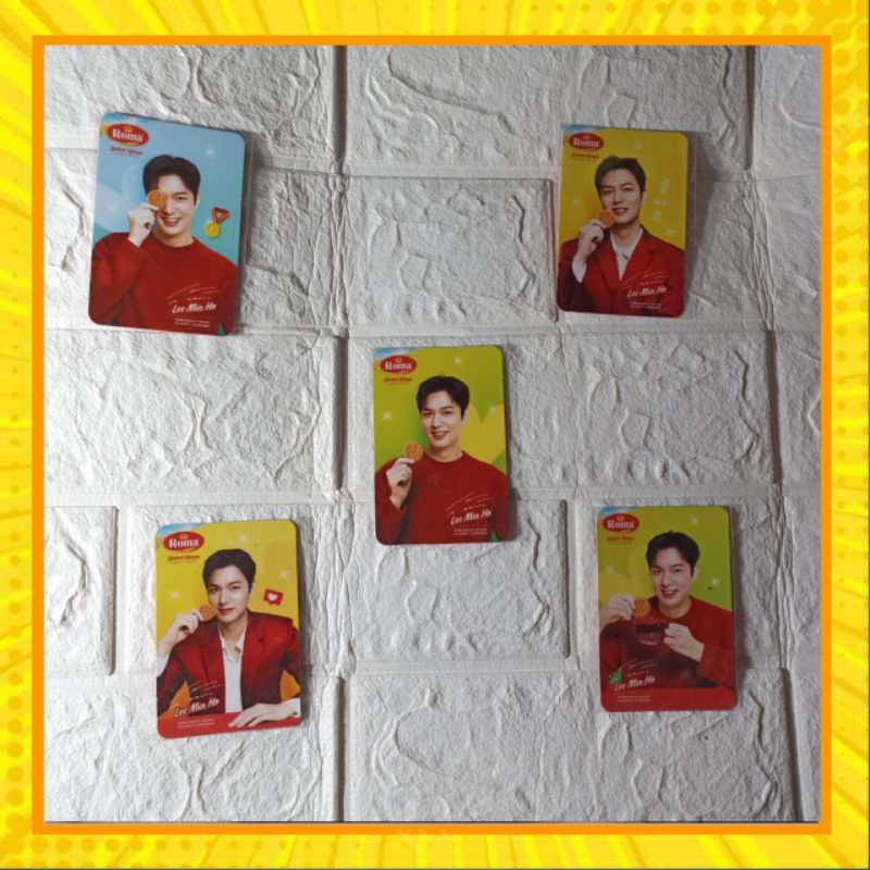PHOTOCARD LEE MINHOO ROMA BISKUIT KELAPA - ROMA KELAPA LEE MIN HO PC