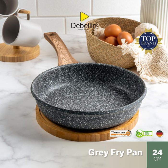 Debellin Grey Granite Fry Pan