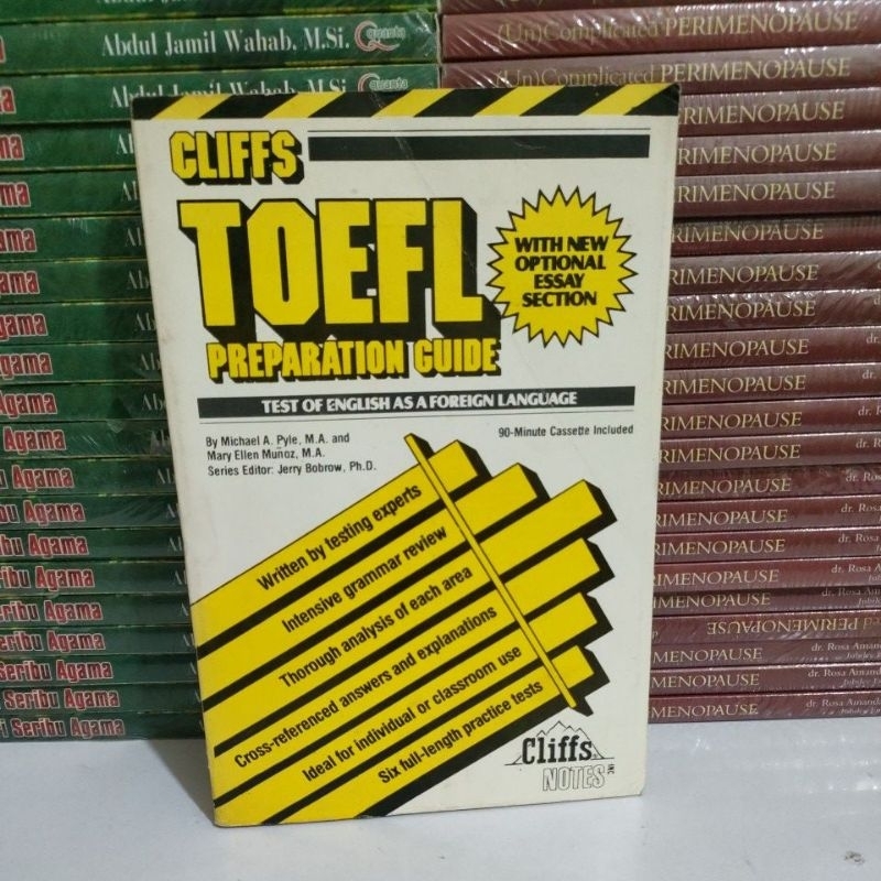 Buku Murah Original - Buku Cliffs Toefl Preparation Guide