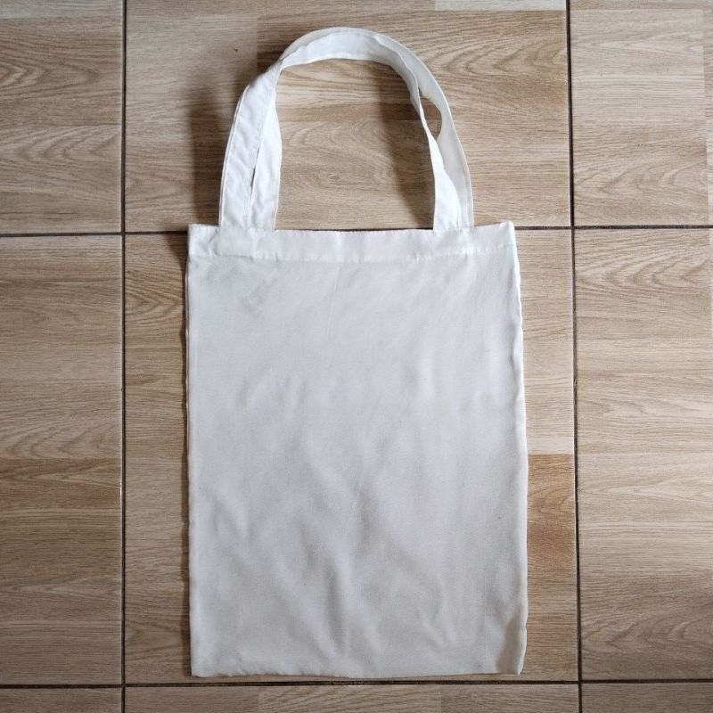 Totebag blacu polos ukuran 30x40cm termurah