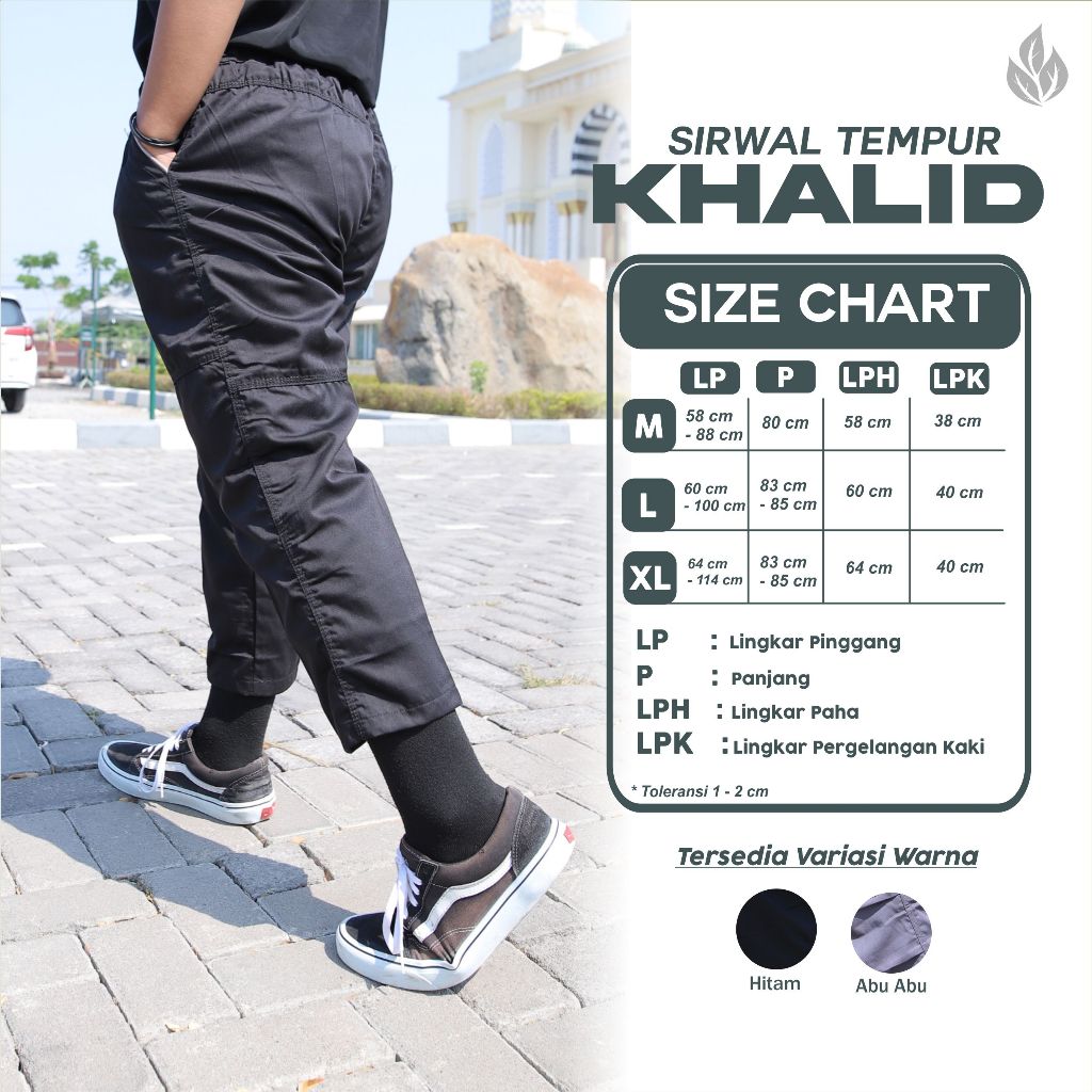 Celana Sirwal Tempur Pria Dewasa Original Jumbo Tazakka_Clothes Size M L XL & XXL