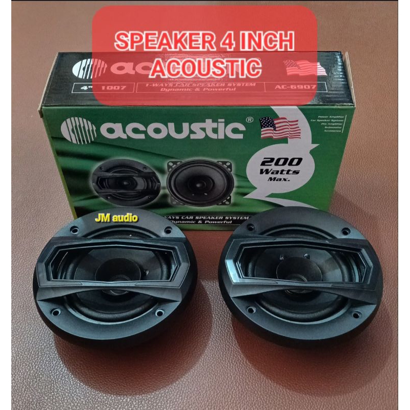 Speaker coaxial 4inch acoustic ac-6907 200watt MOBIL