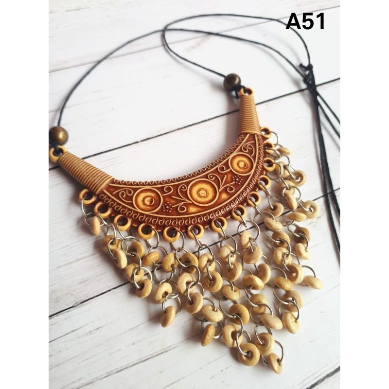 Kalung Hijab Panjang Aksesoris Wanita Acc Pesta/ Kalung Etnik Minang_VEY
