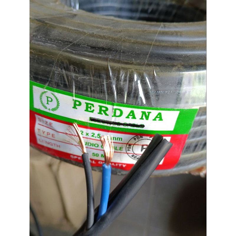 kabel speaker 2x2,5 perdana sond sistem (meteran)