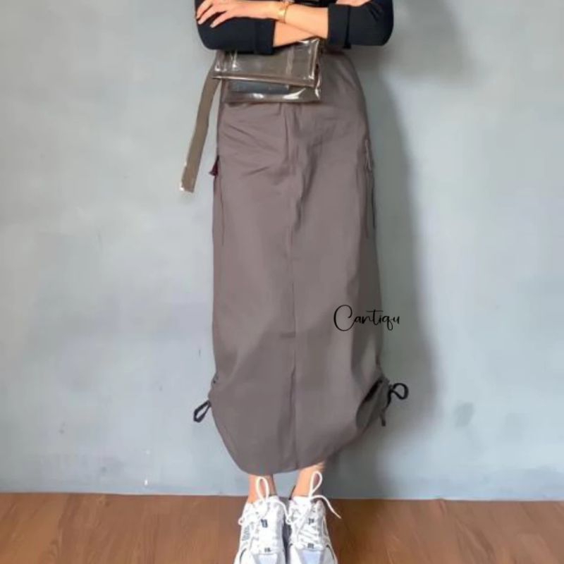 ORIGINAL ROK CARGO TERBARU/CARGO SKIRT WANITA