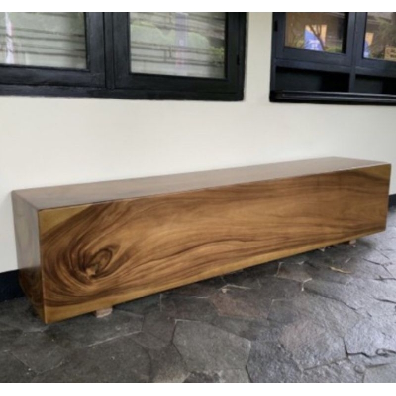 BANGKU BALOK KAYU TREMBESI - BALOK KAYU TREMBESI SOLID TANPA SAMBUNG