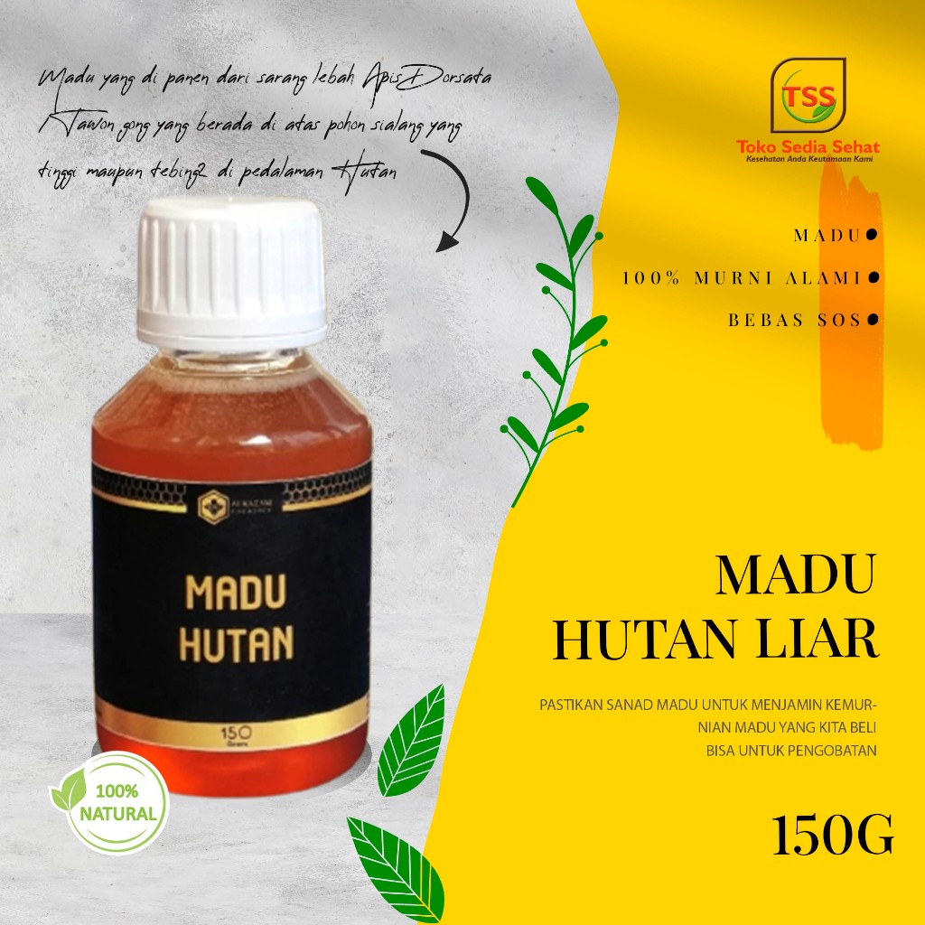 

Al Kazam Madu Hutan Liar Obat Herbal Untuk Mengobati Berbagai Macam Penyakit 100% Murni Alami 150g