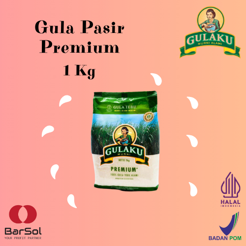 

Gulaku Gula Pasir Premium 1 Kg - Barsol Indonesia