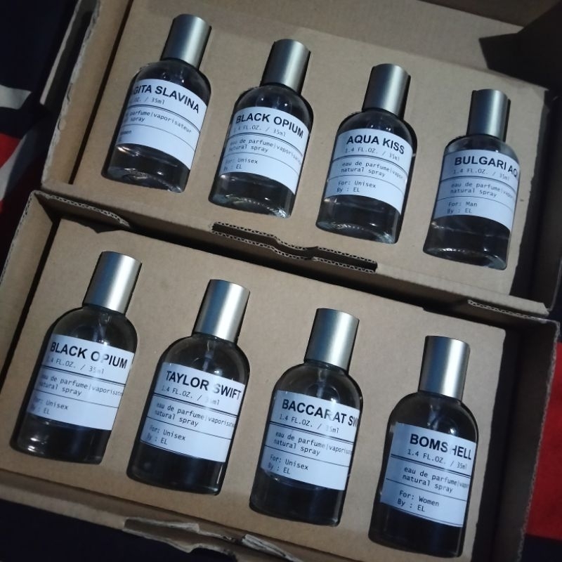 Parfum Lelabo Box Isi 4 / parfum tahan lama / parfum wanita & laki2 / parfum murah