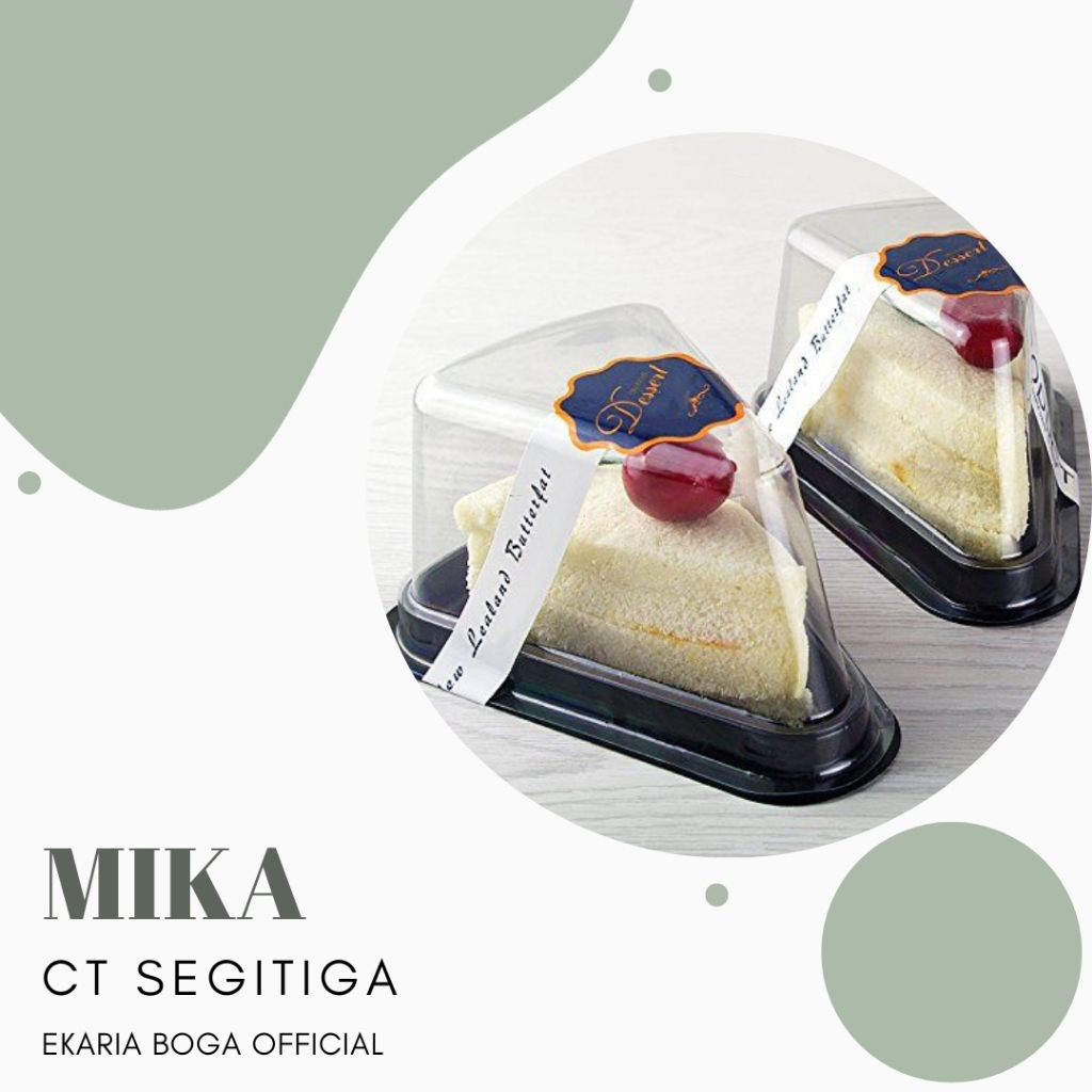 MIKA | CAKE TRAY | MIKA TRAY | KOTAK KUE | TEMPAT ROTI | MIKA KUE | CT SEGITIGA