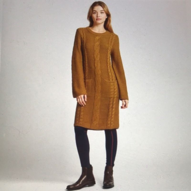 new uniqlo knit cable dress nett