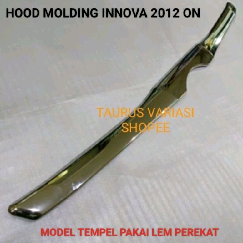 Hood Moulding/ hodlist Depan Kap Mesin Mobil Toyota grand Innova Inova 2012 2013 2014 2015 Warna Chr