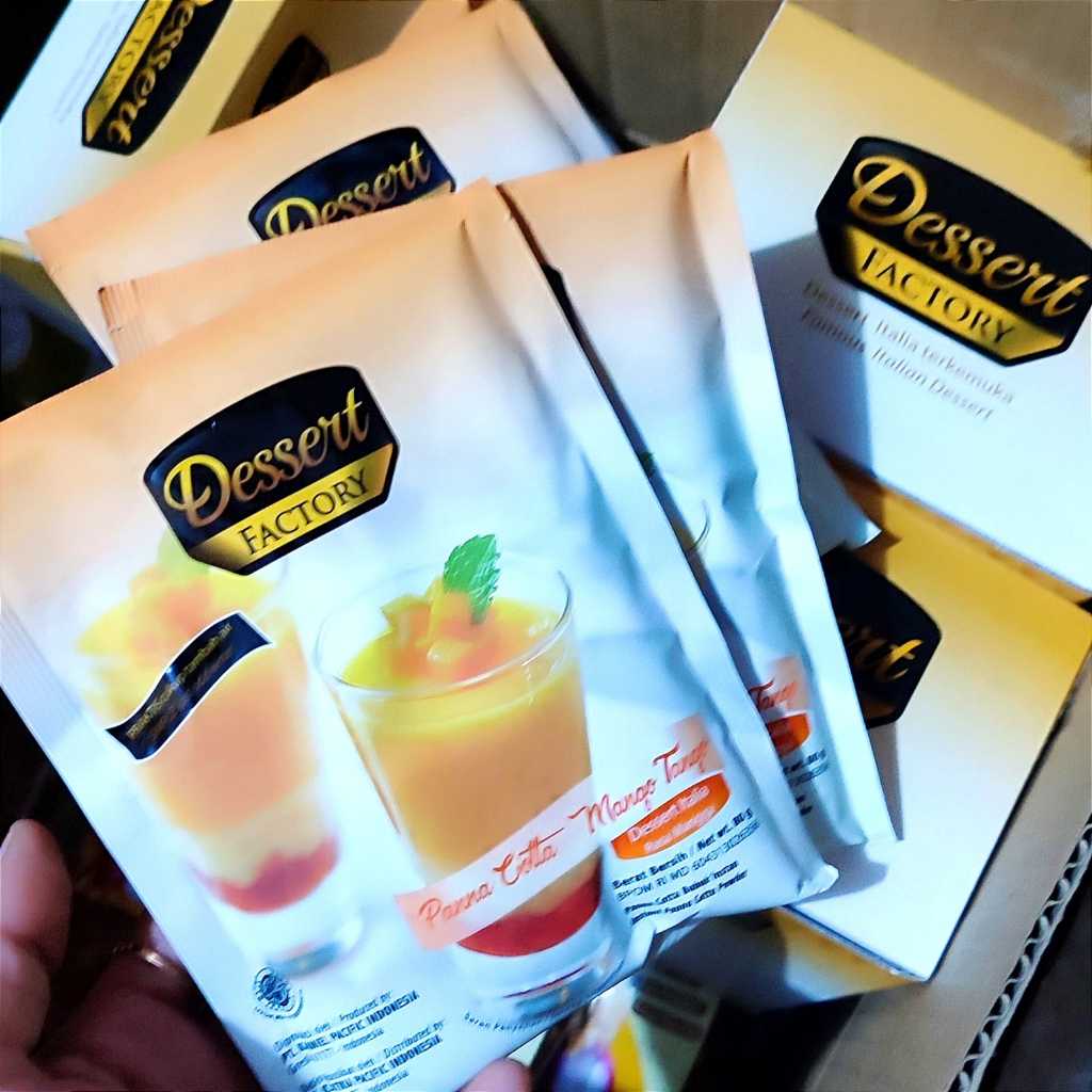 

panna cotta puding sashet ||Dessert Factory panna cotta 77gram all variant