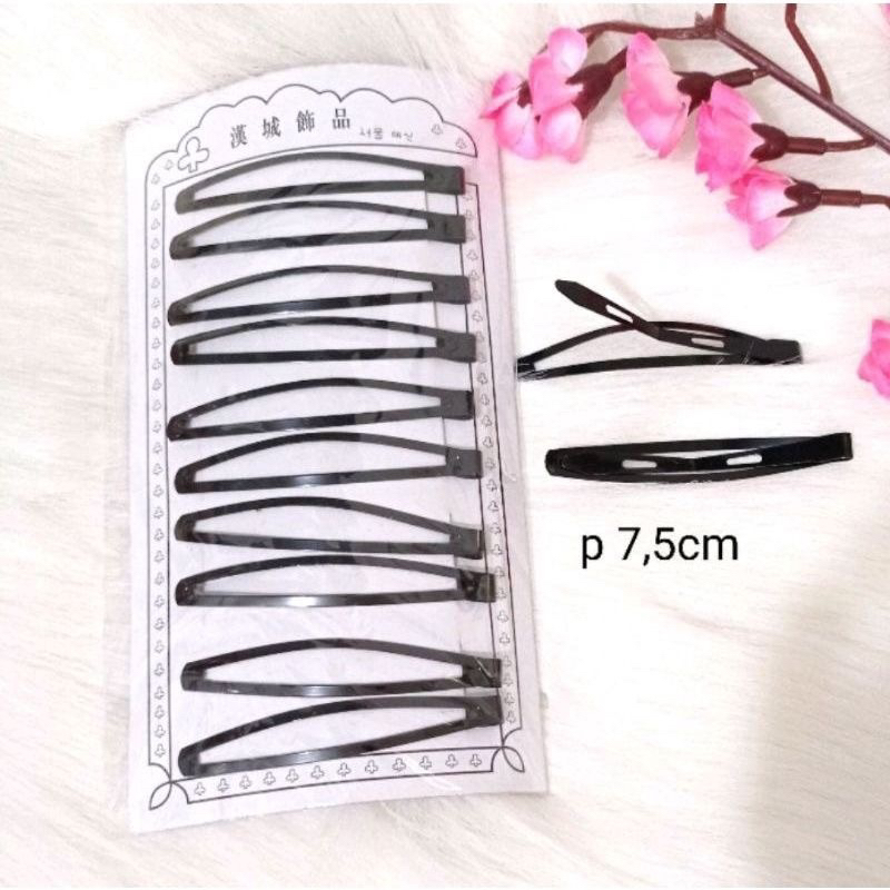 Jepit Tiktok / Jepit Poni Rambut Hitam