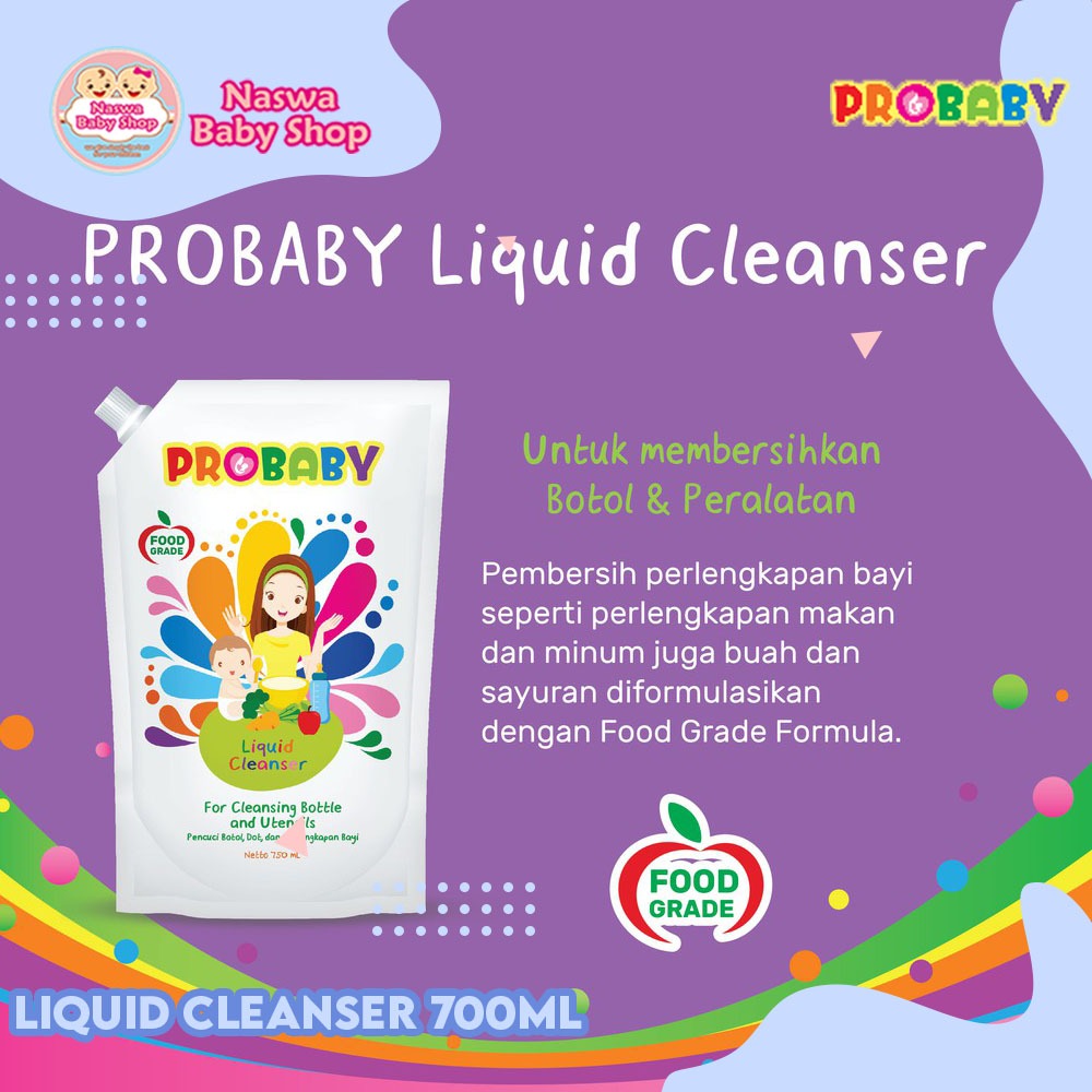 Probaby Liquid Cleanser Pencuci Botol 700ml