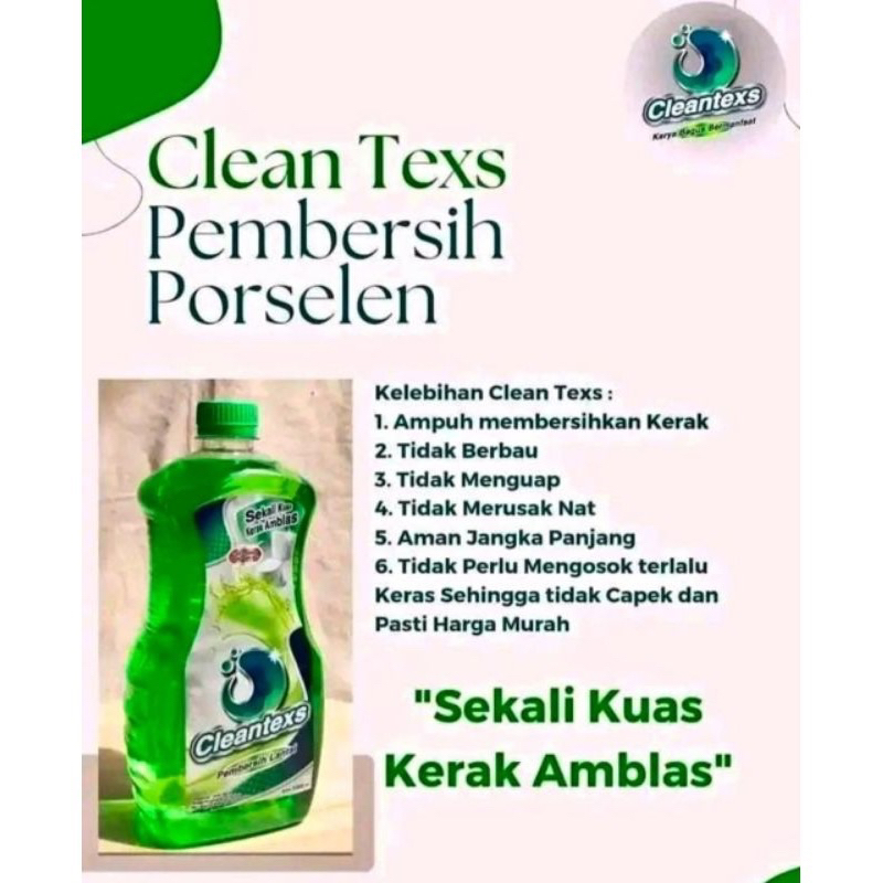 clean texs pembersih lantai porselen