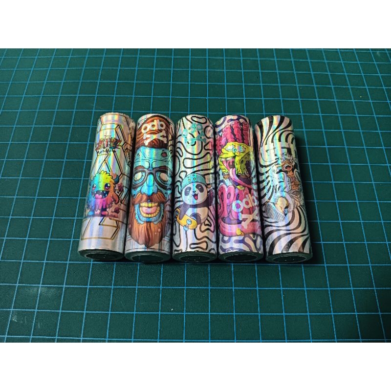 

Stiker Wraps Batre 18650 HOLOGRAM ODB